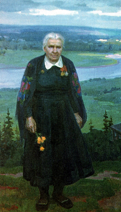 П. С. Семёнов. Антонина Тихоновна Пальшина, Георгиевский кавалер. 1978-1982 гг. (УРМИИ)